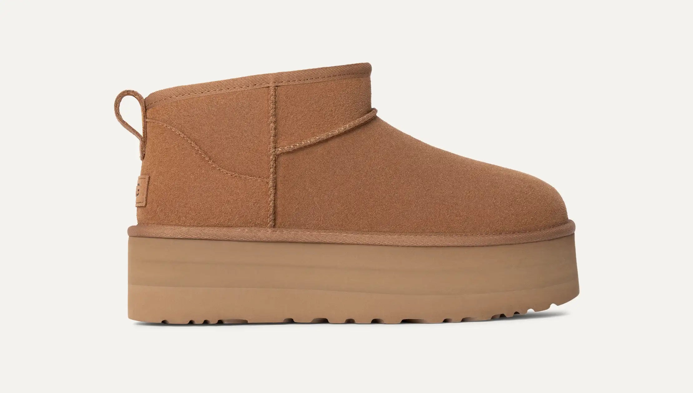 UGG Classic Ultra Mini Platform CHESTNUT COLOR