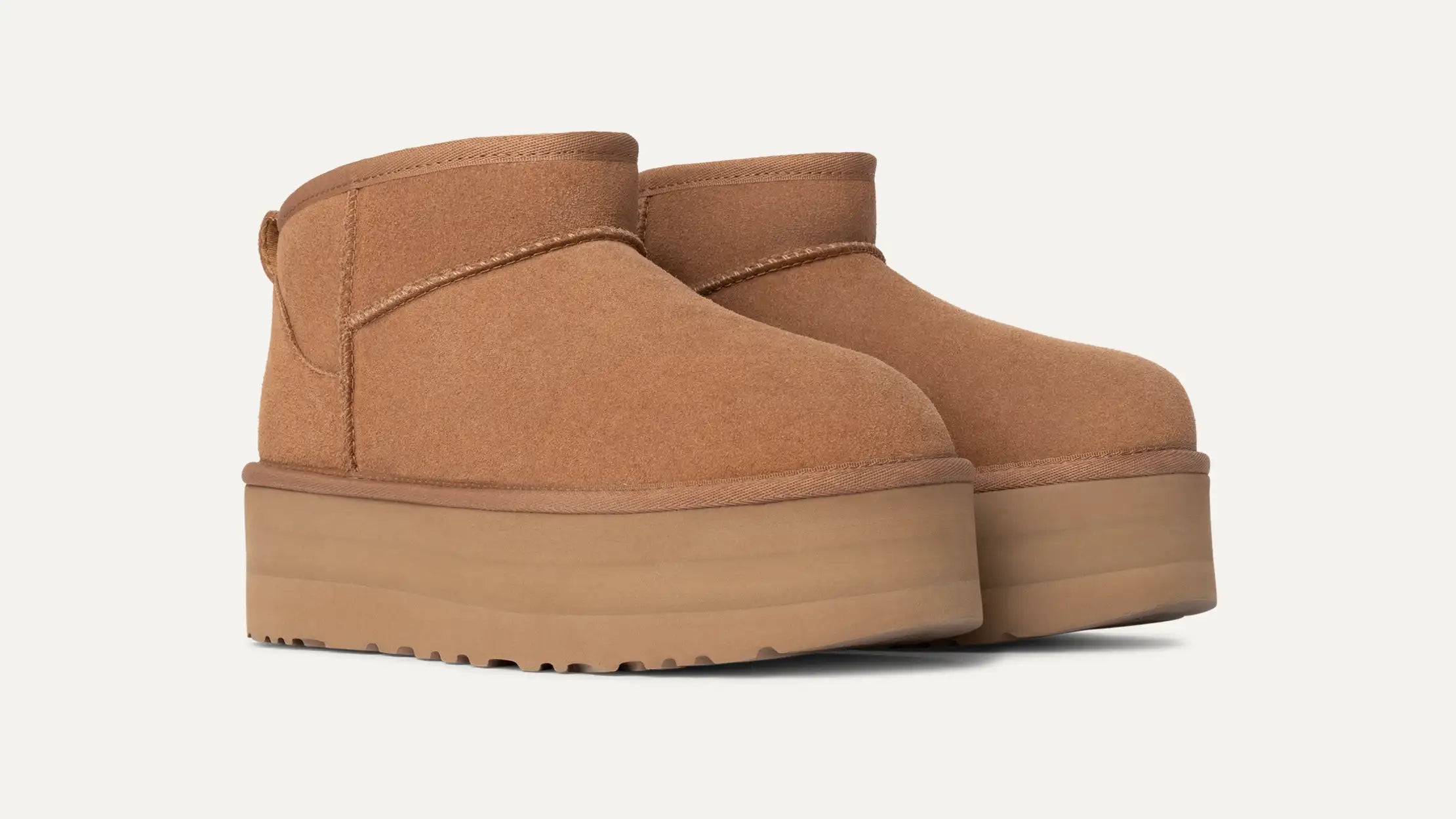 UGG Classic Ultra Mini Platform CHESTNUT COLOR