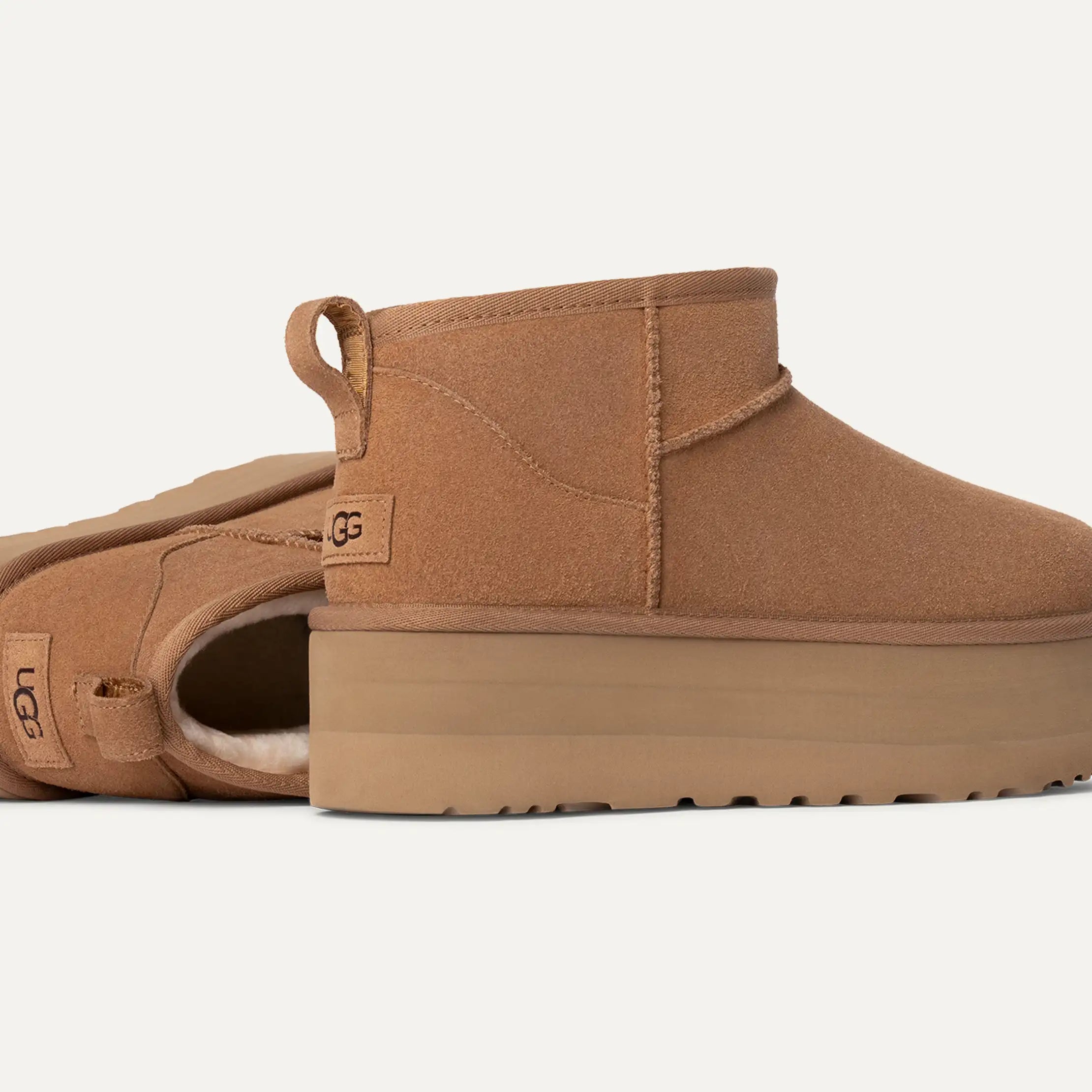 UGG Classic Ultra Mini Platform CHESTNUT COLOR