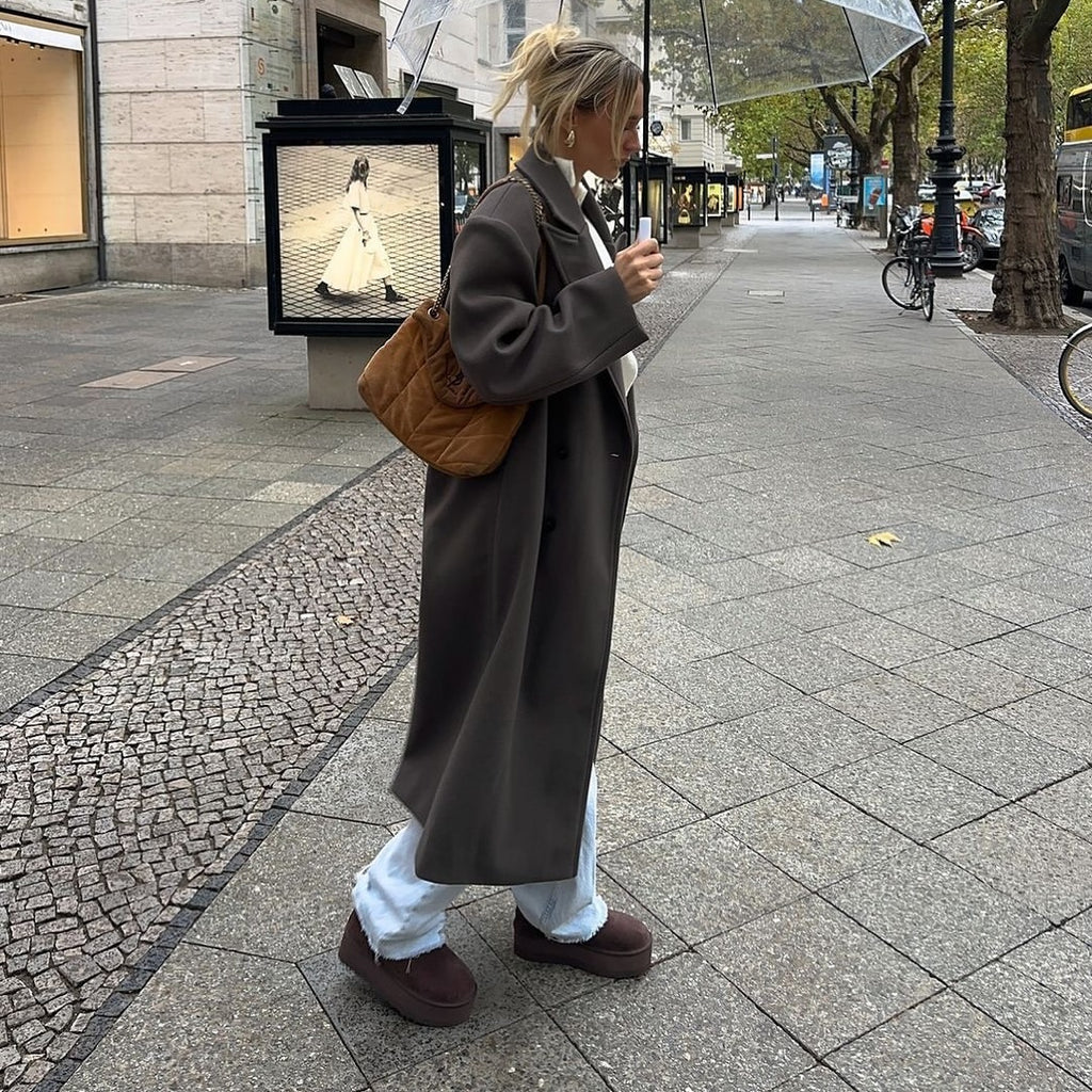 UGG Classic Ultra Mini Platform BURNT CEDAR Color